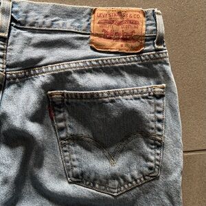 Men’s Levi’s 550 light denim jeans relaxed fit size W36 L32